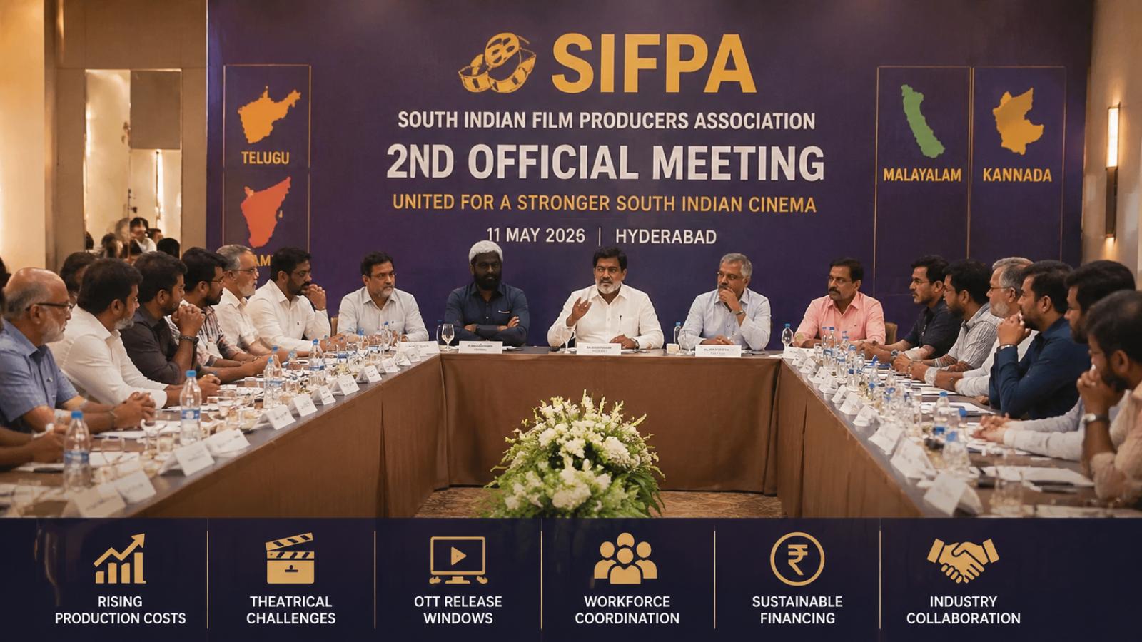 South Indian Film Producers Meet in Hyderabad to Address Key Industry Issues