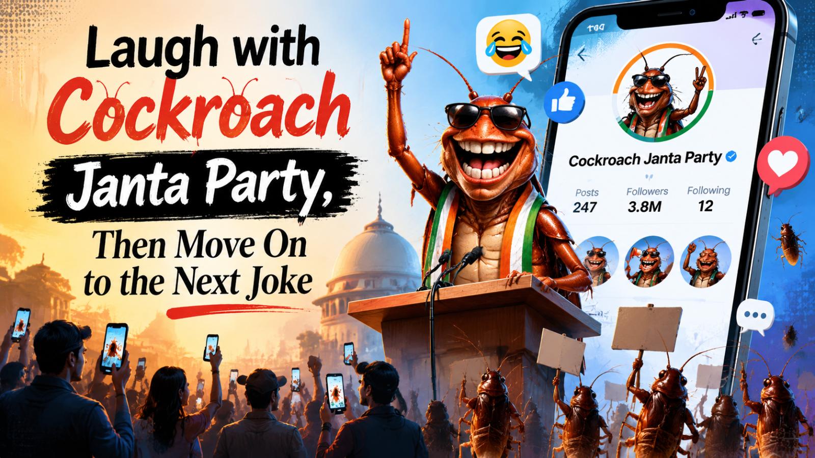 Cockroach Janta Party Gen Z Social Media Phenomenon in India