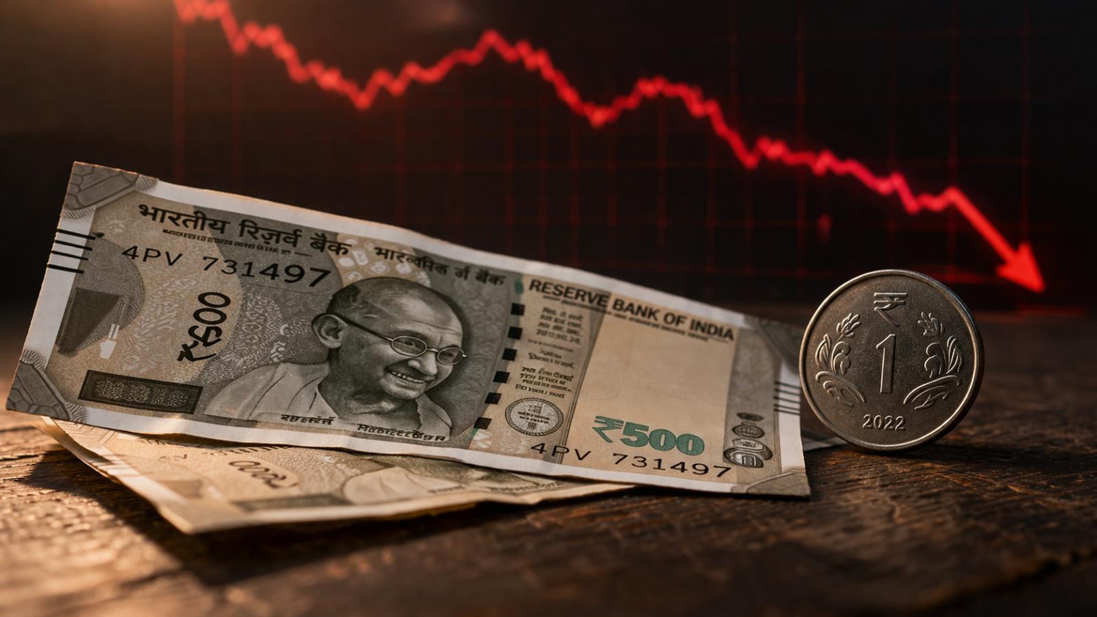 Rupee Hits Record Low as It Slips Past 94 Mark Against US Dollar Amid Global Tensions