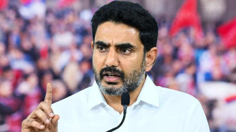 Nara Lokesh Fires Back at Sakshi With Pushpa Style Dialogue