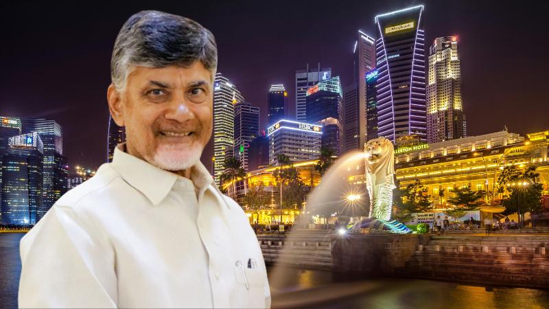 Andhra Pradesh CM Chandrababu Naidu to Visit Singapore from July 26 to Attract Global Investments