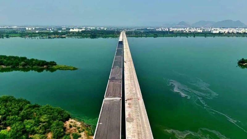 Baahubali Bridge Nears Completion, Boosting Amaravati's Connectivity