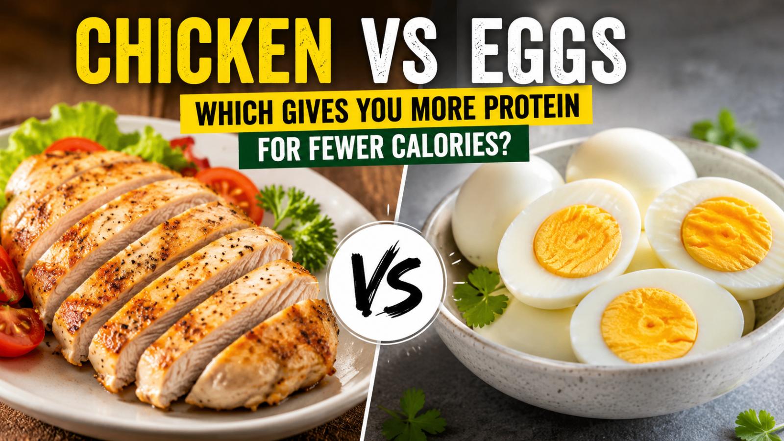 Chicken vs Eggs: Which Has More Protein Per Calorie?