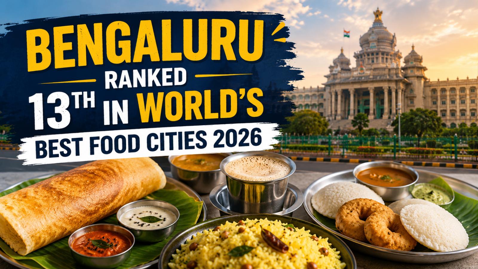 Bengaluru Ranked 13th In World's Best Food Cities 2026 List