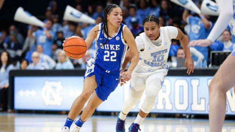 Duke vs North Carolina in NCAA Women’s Sweet 16 Rivalry Hits Historic March Madness Stage