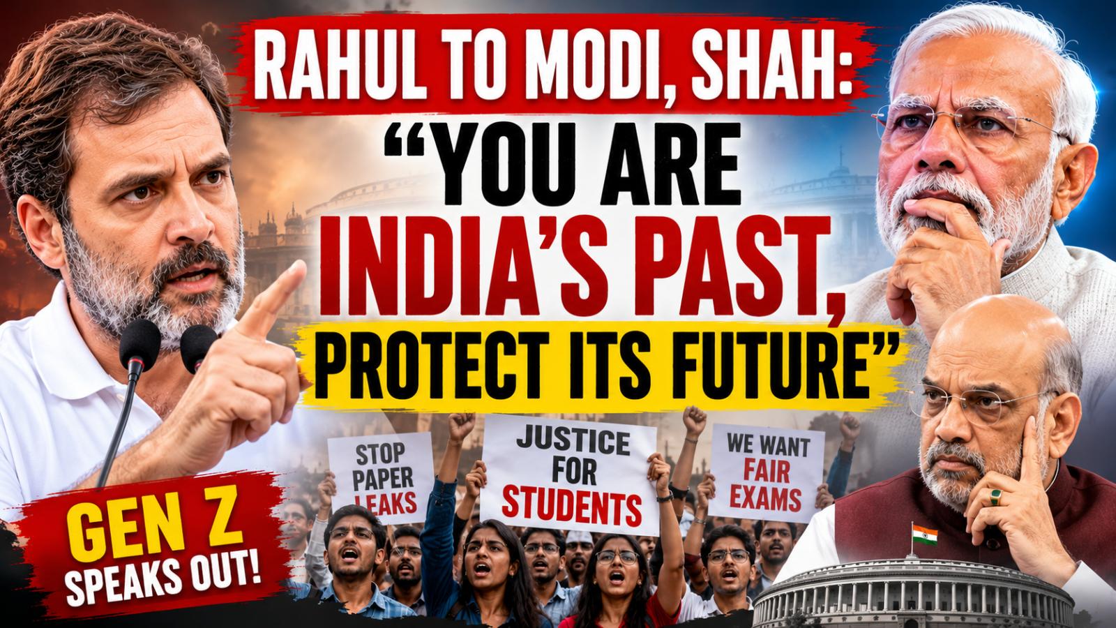 Rahul Gandhi Tells Modi, Shah: You Are India’s Past
