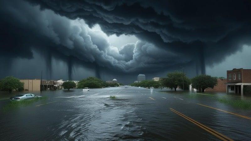 Stormy Weather in Houston May Last Through Friday