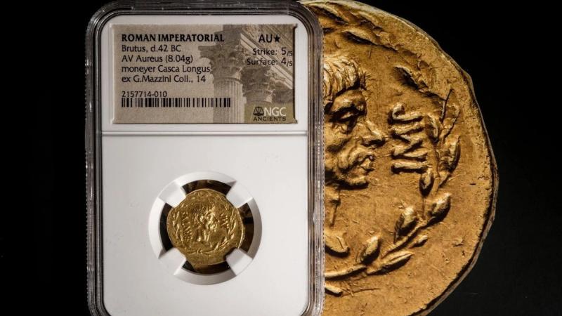 Rare Roman Coin of Brutus to Auction for Over $850,000