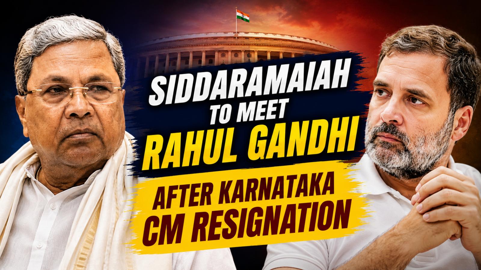 Siddaramaiah To Meet Rahul Gandhi After Karnataka CM Resignation