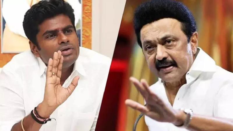 MK Stalin and K Annamalai Clash Over Hindi Imposition and Tamil Rights in Heated Exchange