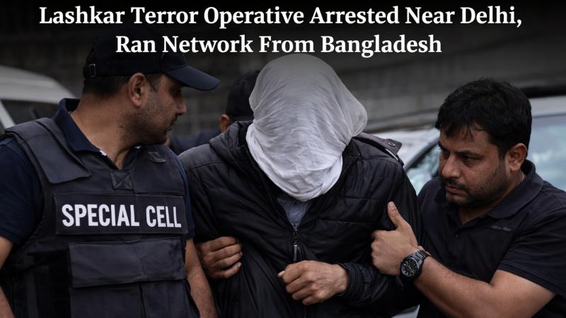 Lashkar Terror Operative Arrested Near Delhi, Ran Network From Bangladesh