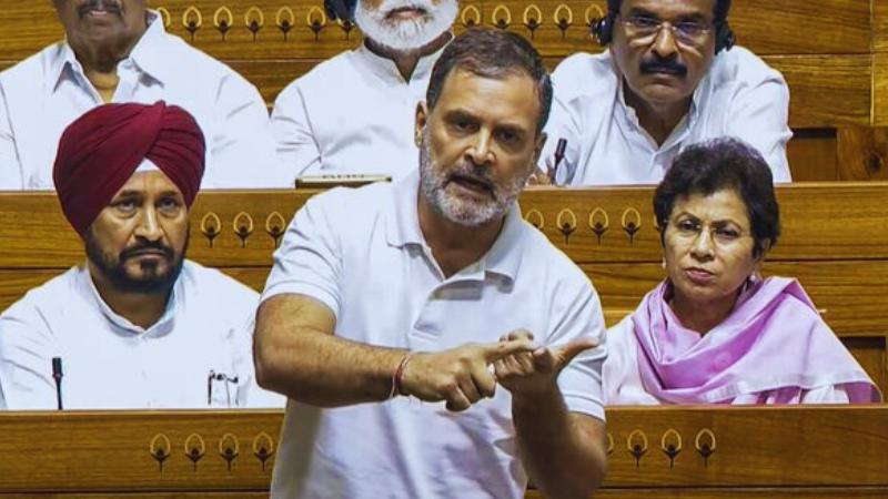 Lok Sabha Disruptions Over Rahul Gandhi's Memoir Reference 8 MPs Suspended Amid Tensions