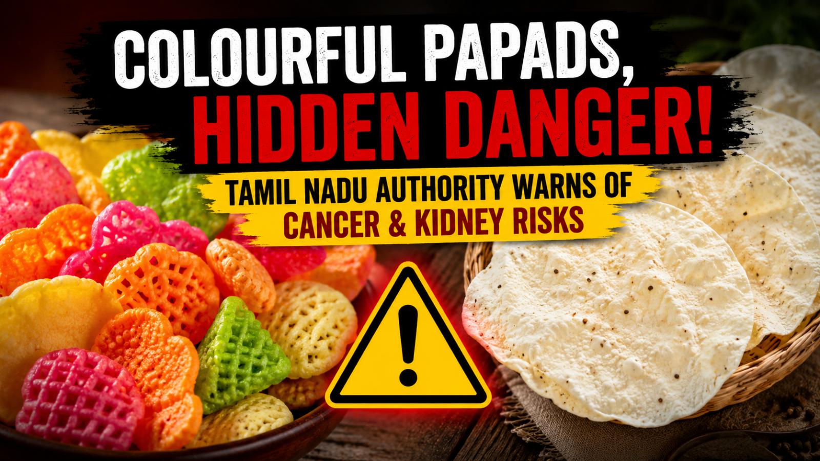 Food Safety Alert: Avoid Artificially Coloured Papads