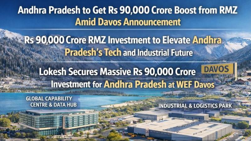Lokesh Announces Rs 90,000 Crore RMZ Investment to Transform Andhra Pradesh