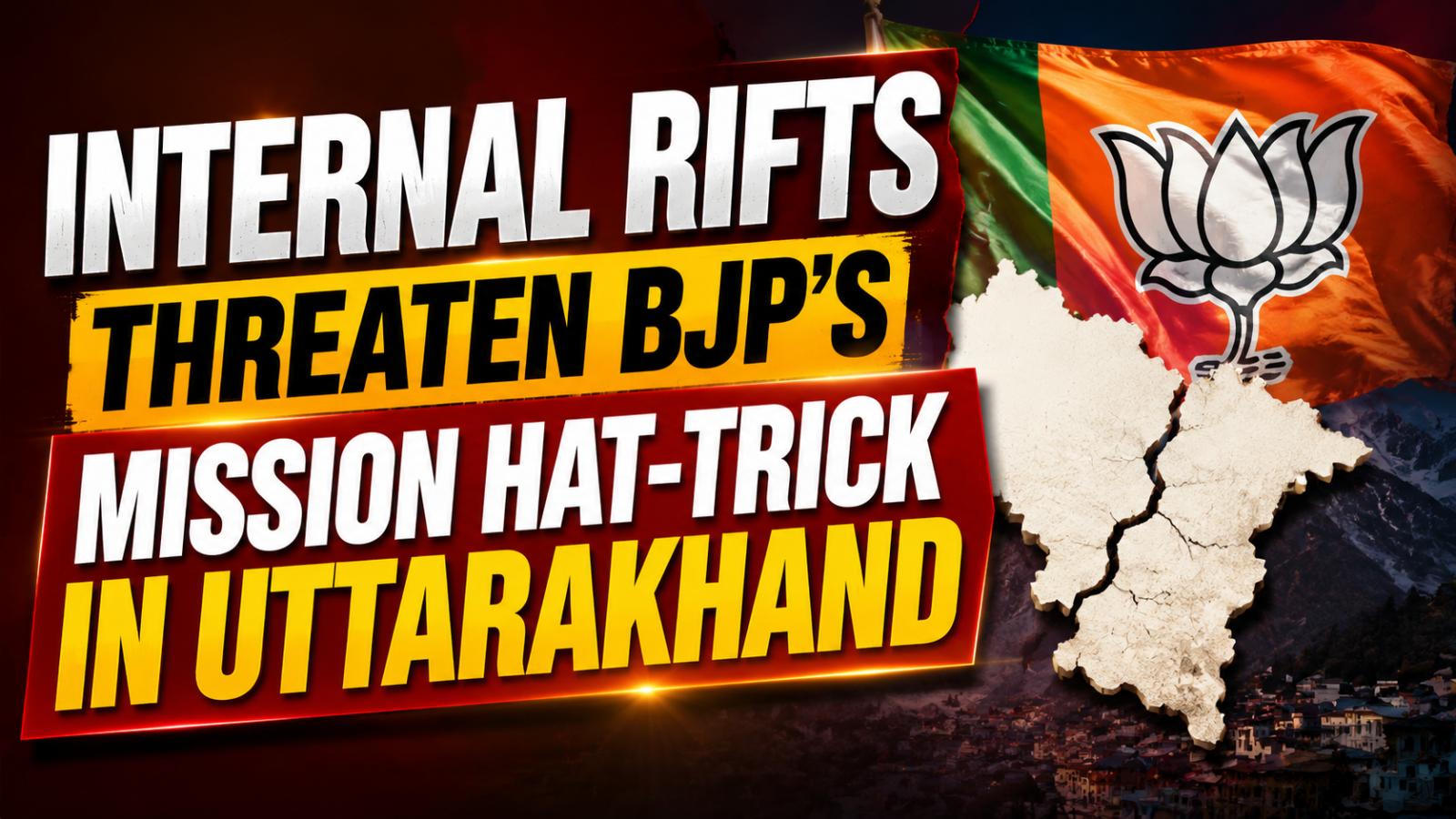 Internal Factionalism Threatens BJP’s Mission Hat-Trick In Uttarakhand