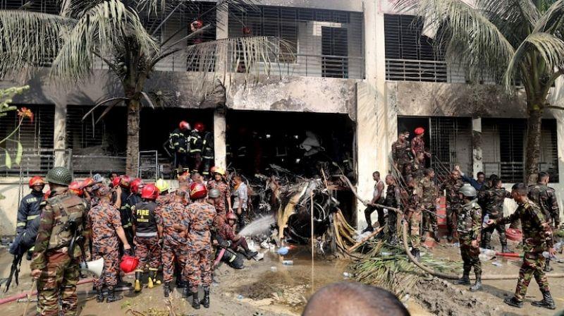 19 Dead, 70 Injured as Bangladesh Air Force F-7 Jet Crashes into Dhaka School