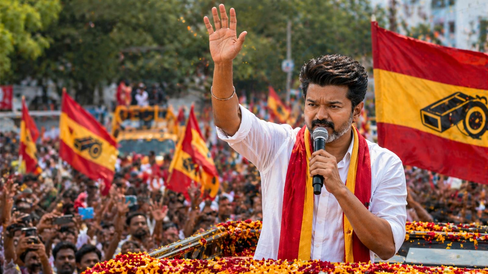 Vijay’s Final Push Before TN Polls: Vote For TVK, Reject Divisive Politics