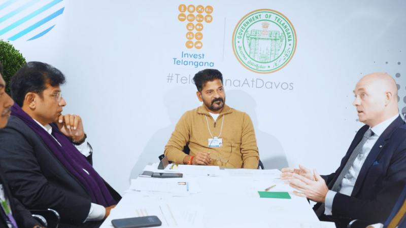 Telangana Signs Key Global Partnerships at Davos Summit to Boost Economy and Innovation