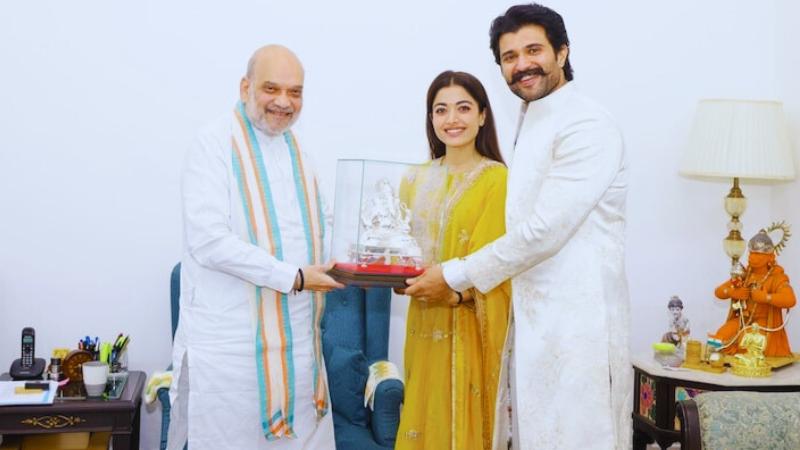 Rashmika Mandanna and Vijay Deverakonda Invite Amit Shah for Wedding