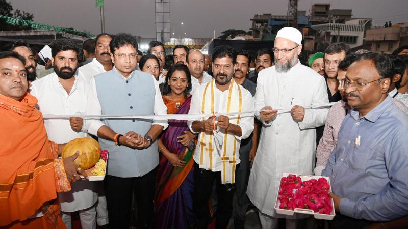 CM Revanth Reddy Inaugurates Aramghar-Nehru Zoological Park Flyover in Hyderabad