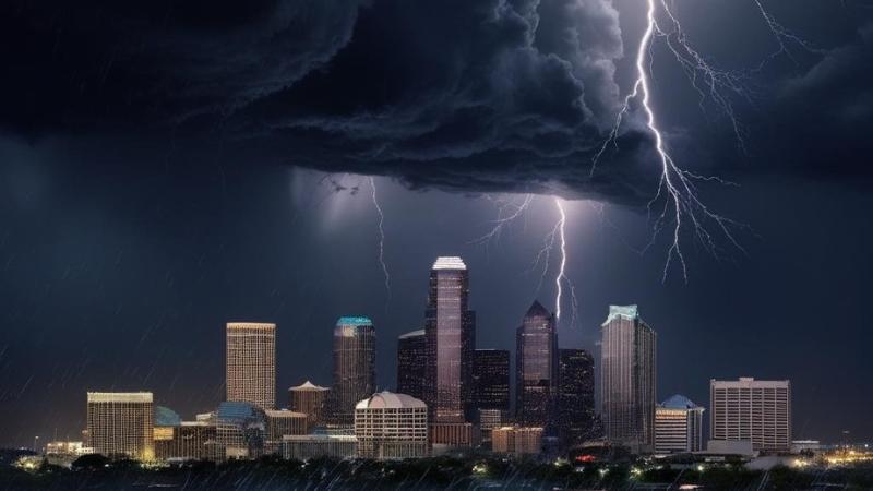 Dallas Weather Alert  Storms, Hail Expected Thursday