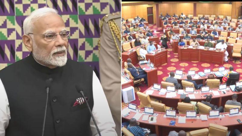 PM Modi’s Surprising Statement on India’s 2,500 Political Parties Stuns Ghana Parliament