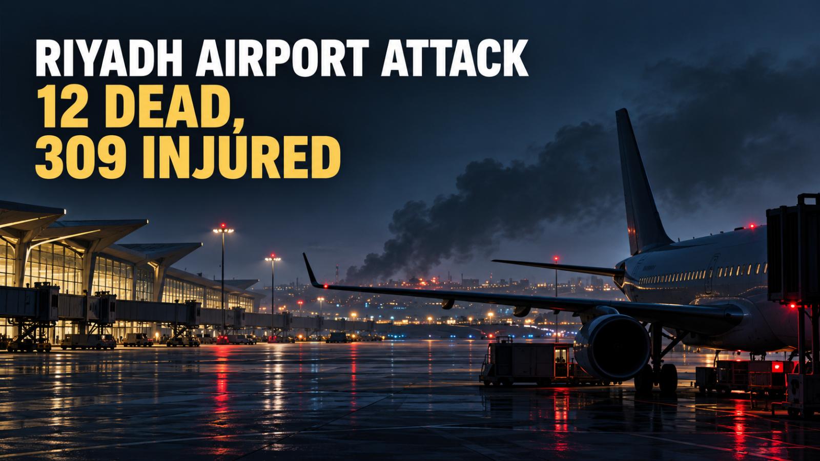 Riyadh Airport Attack 12 Killed, 309 Injured, Flights Disrupted
