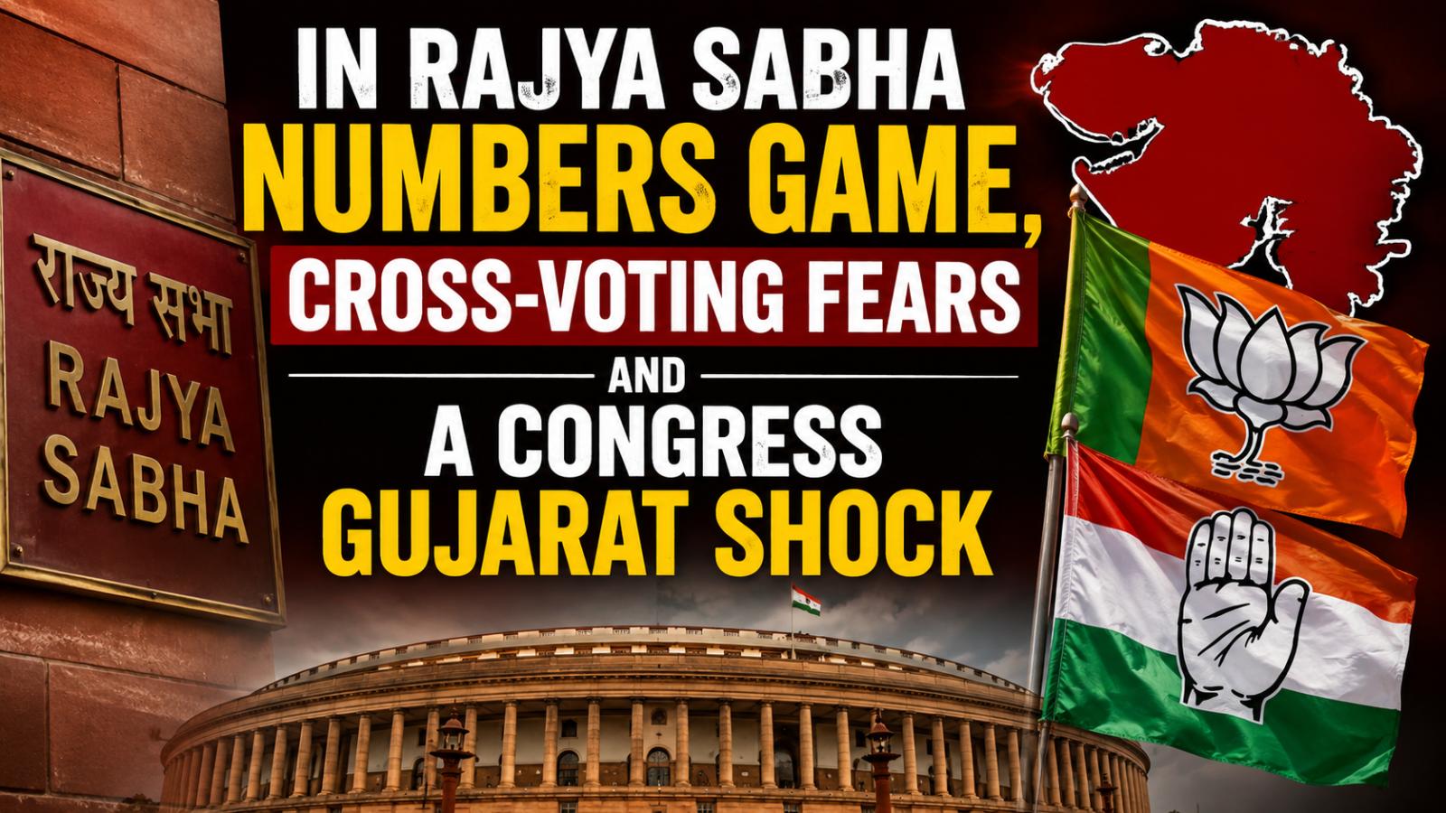 Rajya Sabha polls: NDA eyes 150 mark, Congress faces Gujarat shock