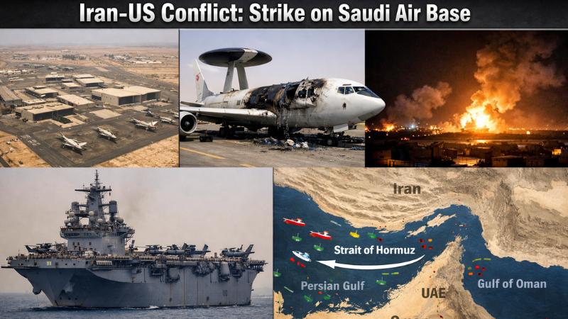 Iran Claims Strike on US Base in Saudi Arabia, $700M AWACS Aircraft Hit