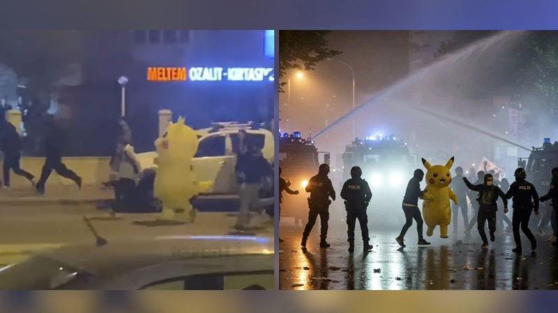 Pikachu Protester Goes Viral Amid Mass Arrests Over Istanbul Mayor Imamoglu's Detention