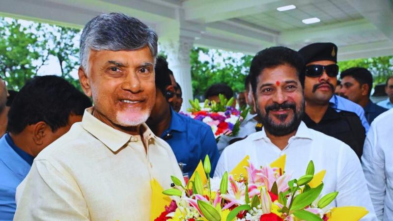 Telangana Rising Summit CBN And Revanth Reddy Display Unity As Global Event Begins