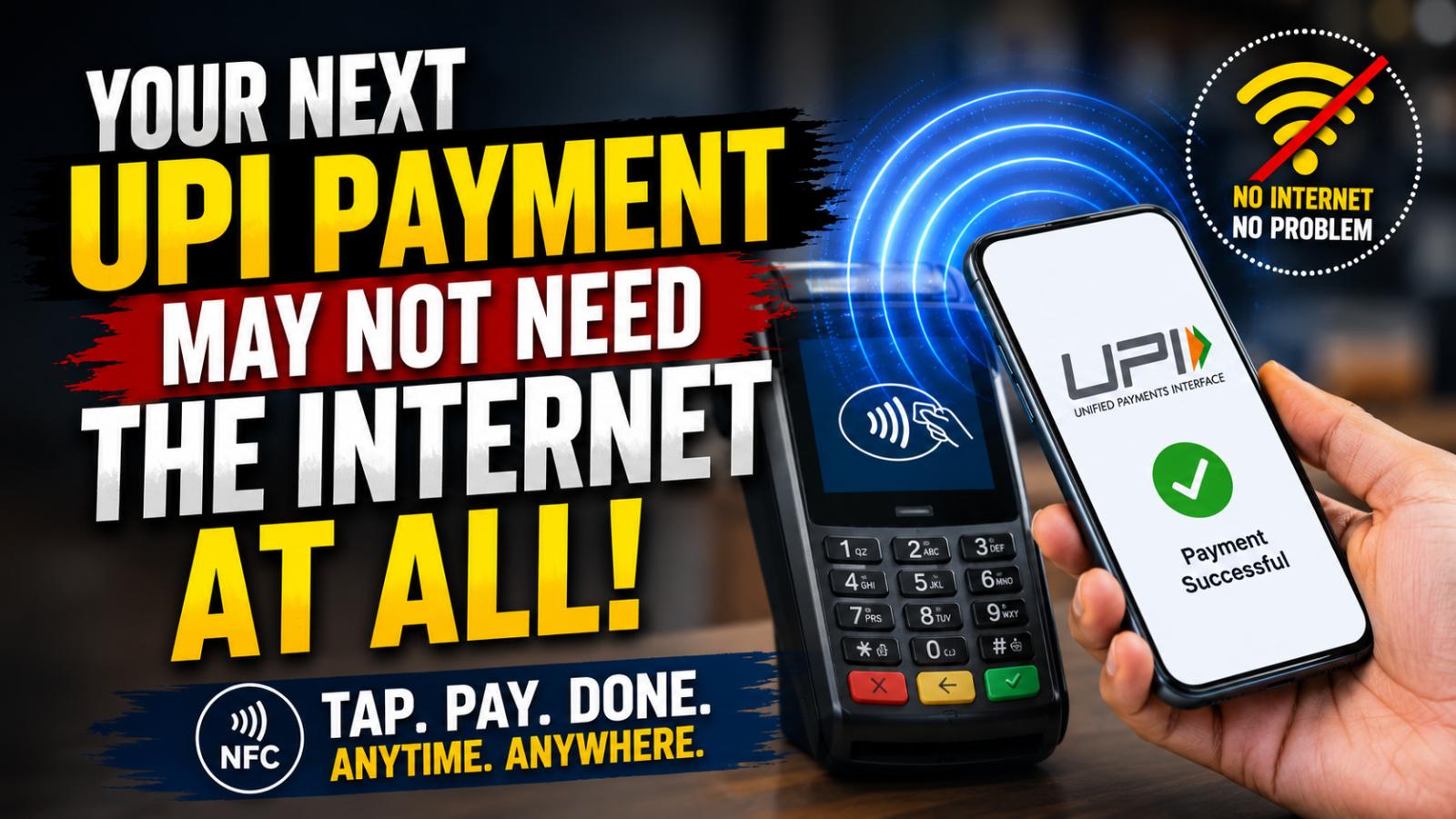 Offline UPI Payments via NFC May Work Without Internet