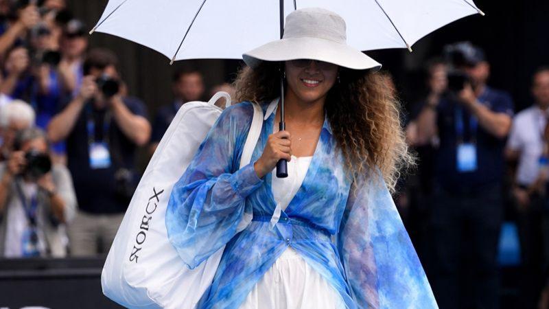 Naomi Osaka’s ocean blue outfit steals spotlight at Australian Open 2026