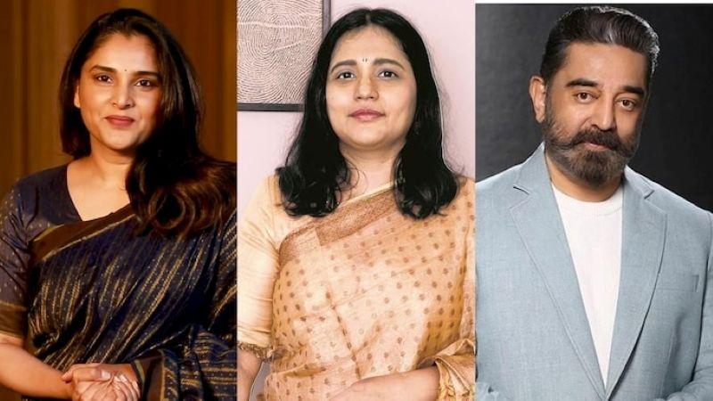 Divya Spandana, Vinodhini Back Kamal Haasan in Language Row