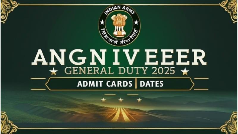 Agniveer GD 2025 Admit Card Released, Exam from June 30