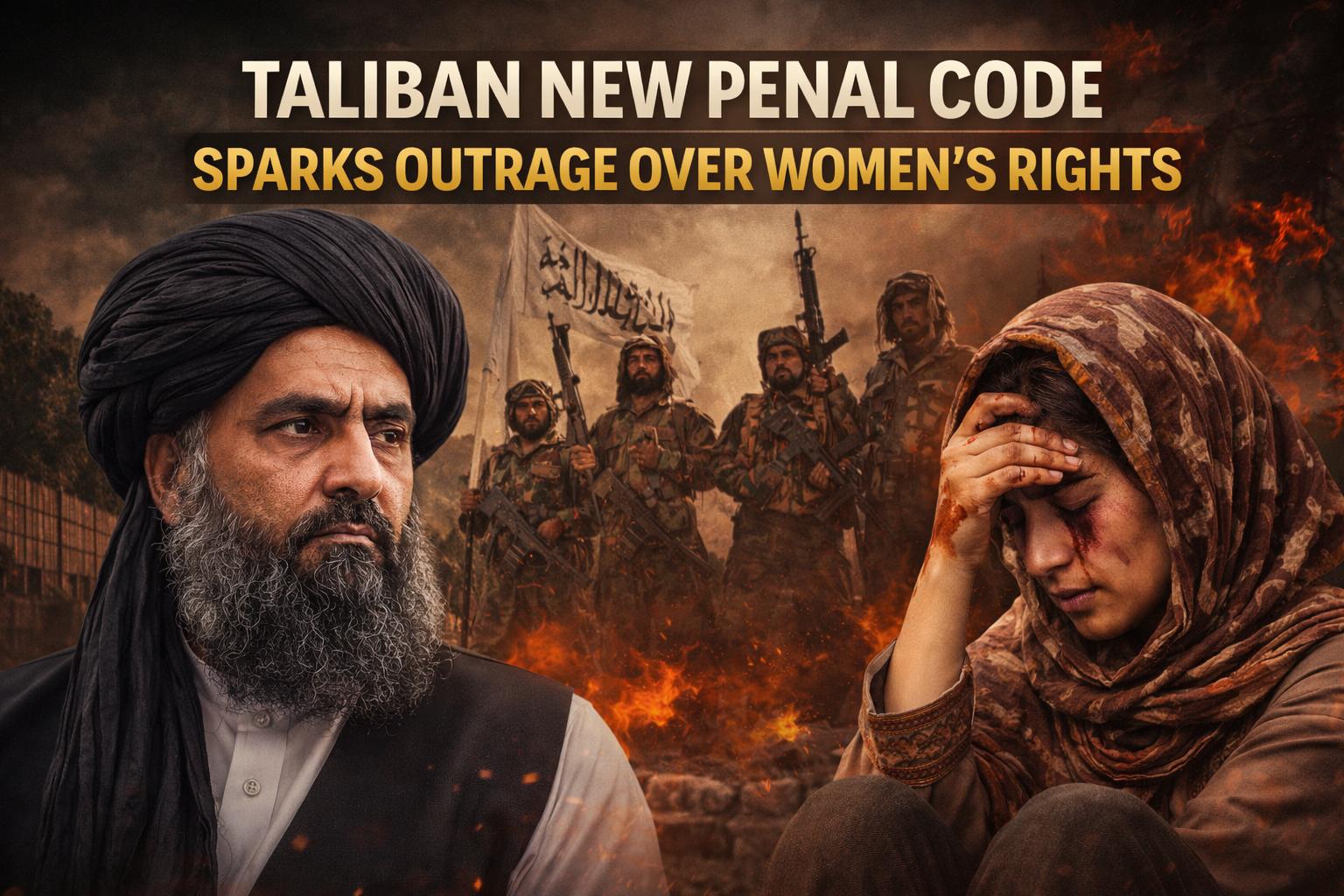 Taliban New Penal Code Sparks Outrage Over Domestic Violence And Women Rights