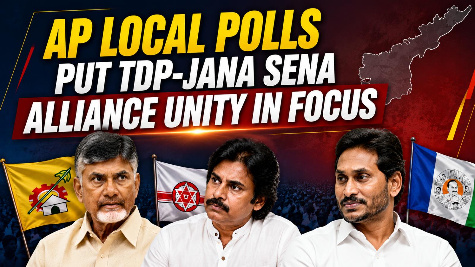 AP Local Polls Put TDP-Jana Sena Alliance Unity in Focus