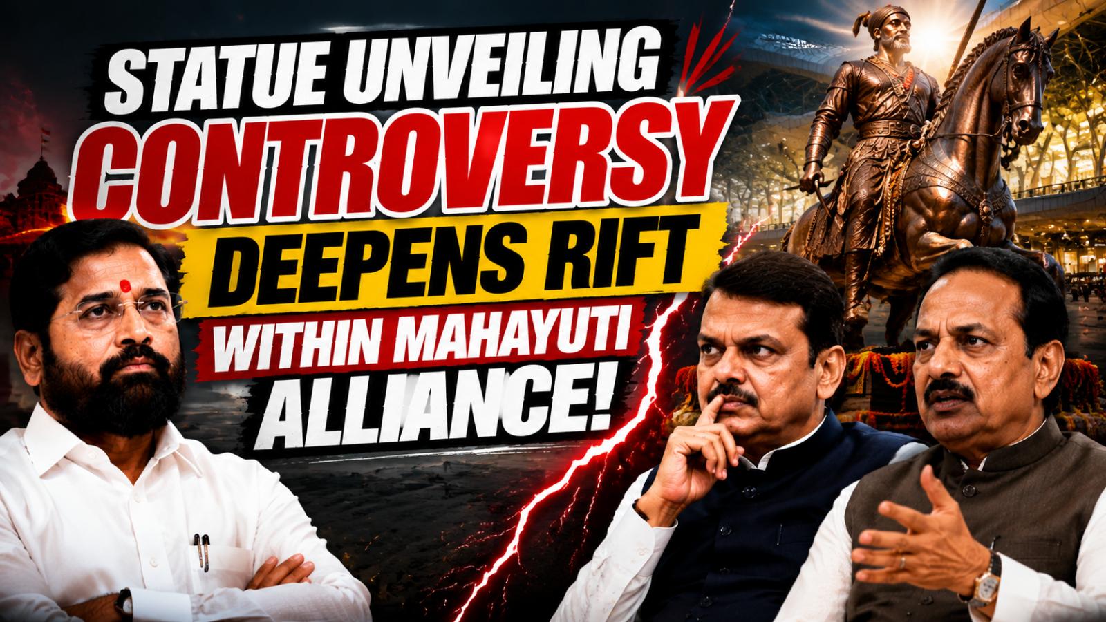 Shinde Exclusion Sparks Controversy in MahaYuti Alliance in Maharashtra
