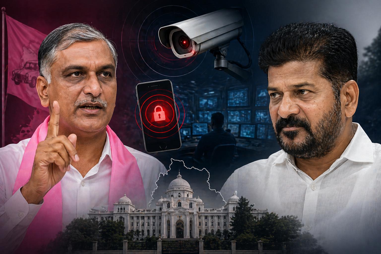BRS Alleges CCTV and Phone Hacking by Revanth Reddy Government