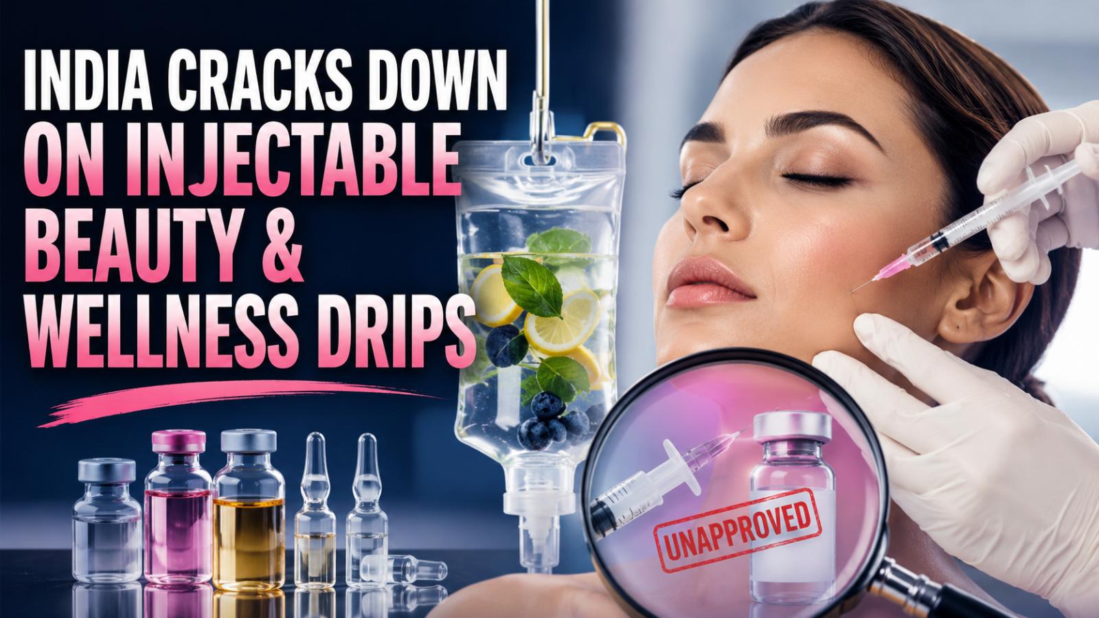 India Cracks Down On Injectable Beauty And Wellness Drips