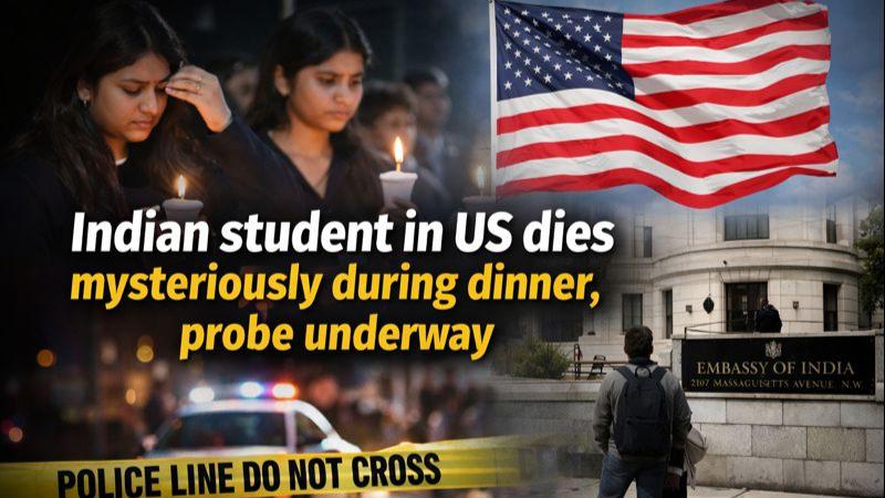 Indian student in US dies mysteriously during dinner, probe underway