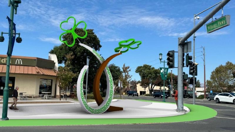 Dublin Plans Iconic 22-Foot Shamrock Sculpture Downtown