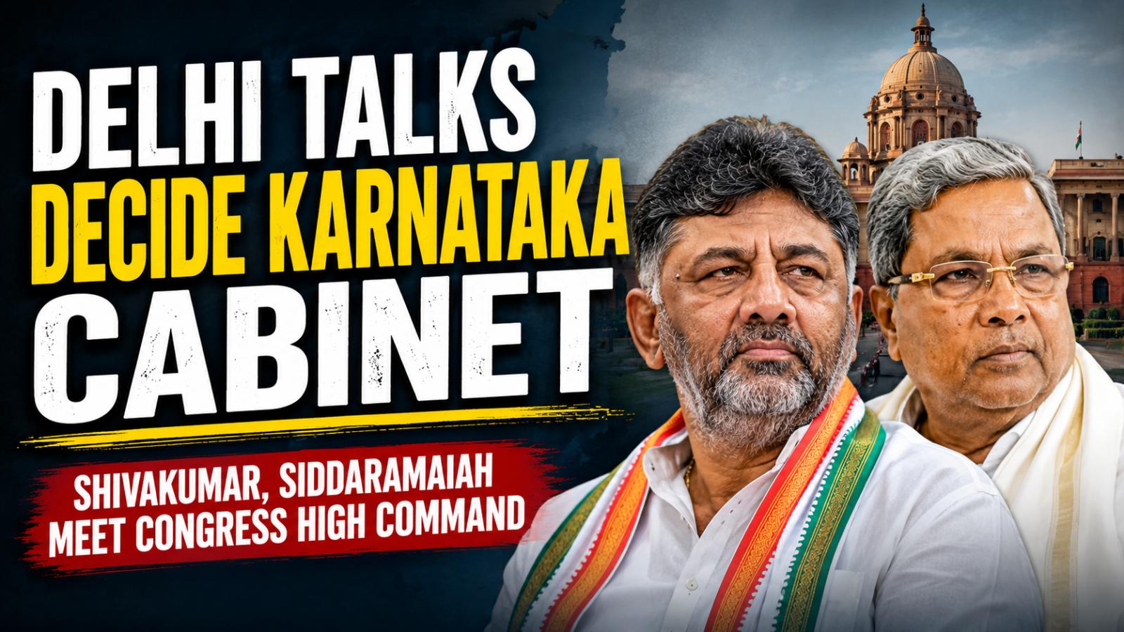 Shivakumar, Siddaramaiah Head To Delhi For Cabinet Talks
