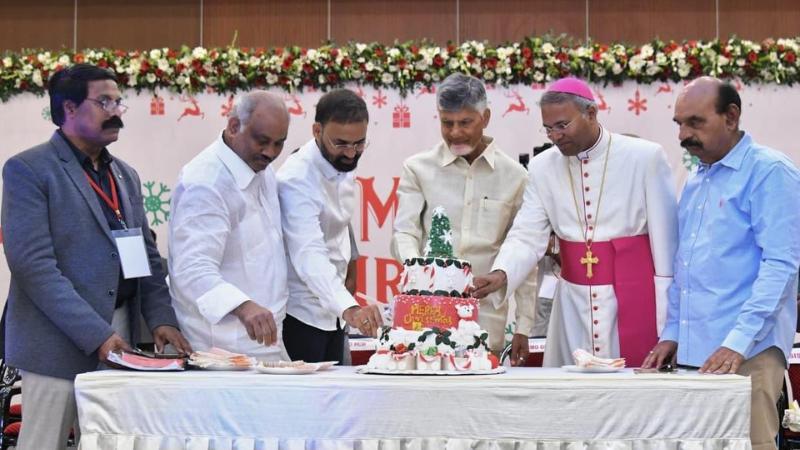 Naidu Announces Rs 50 Crore Honorarium Gift to Pastors Ahead of Christmas