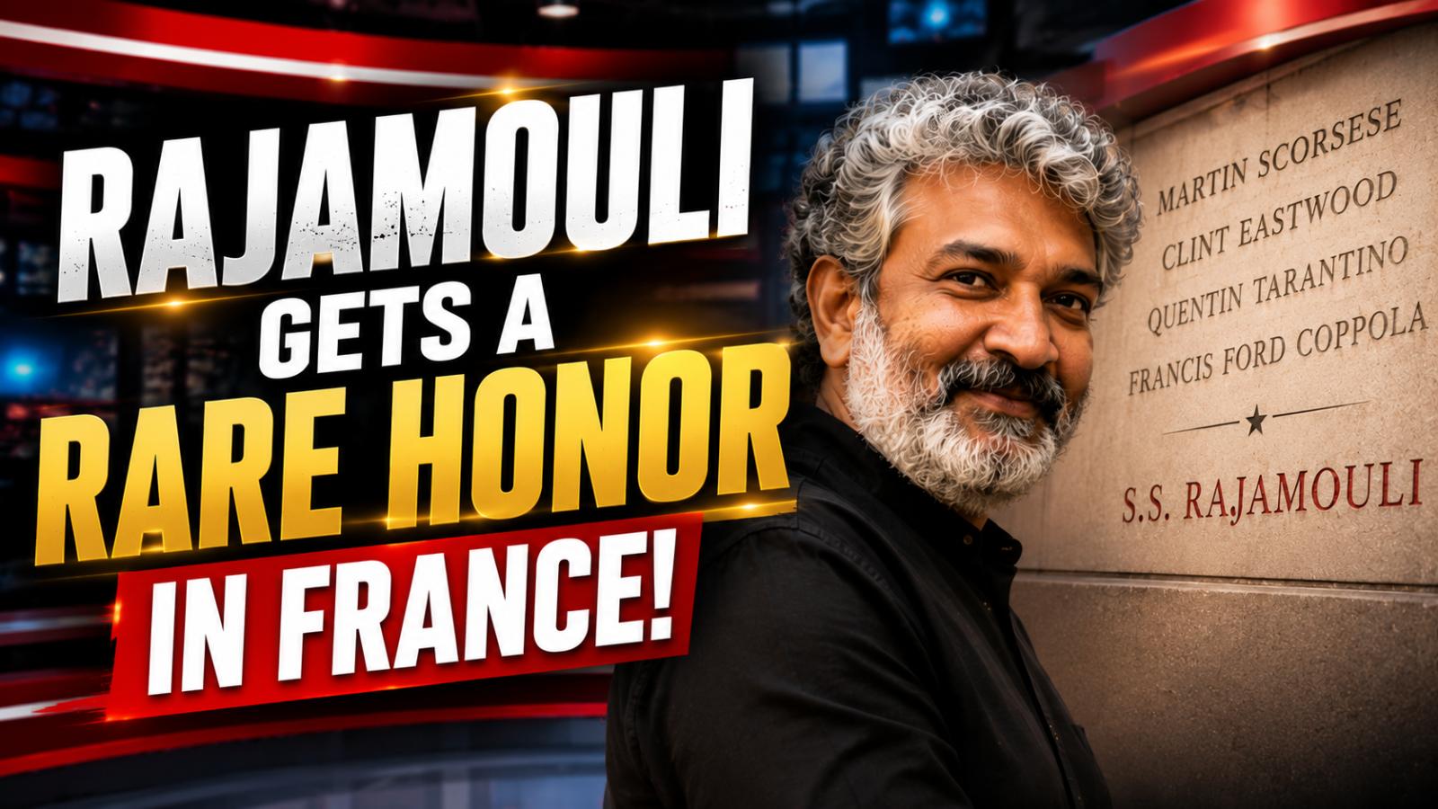 SS Rajamouli gets surprise honour beside Hollywood legends