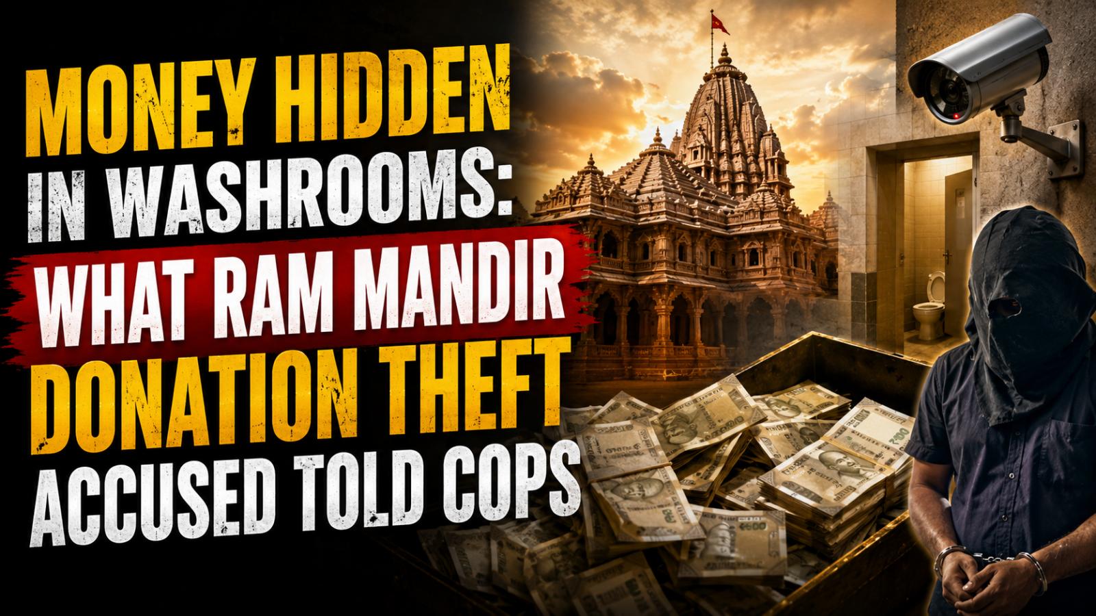 Ram Mandir Donation Theft Accused Reveals Washroom Cash Trail