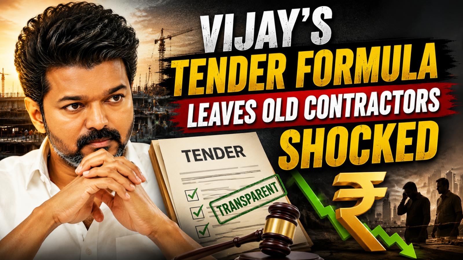 Tamil Nadu Contractors Rattled By Vijay’s Tender Formula
