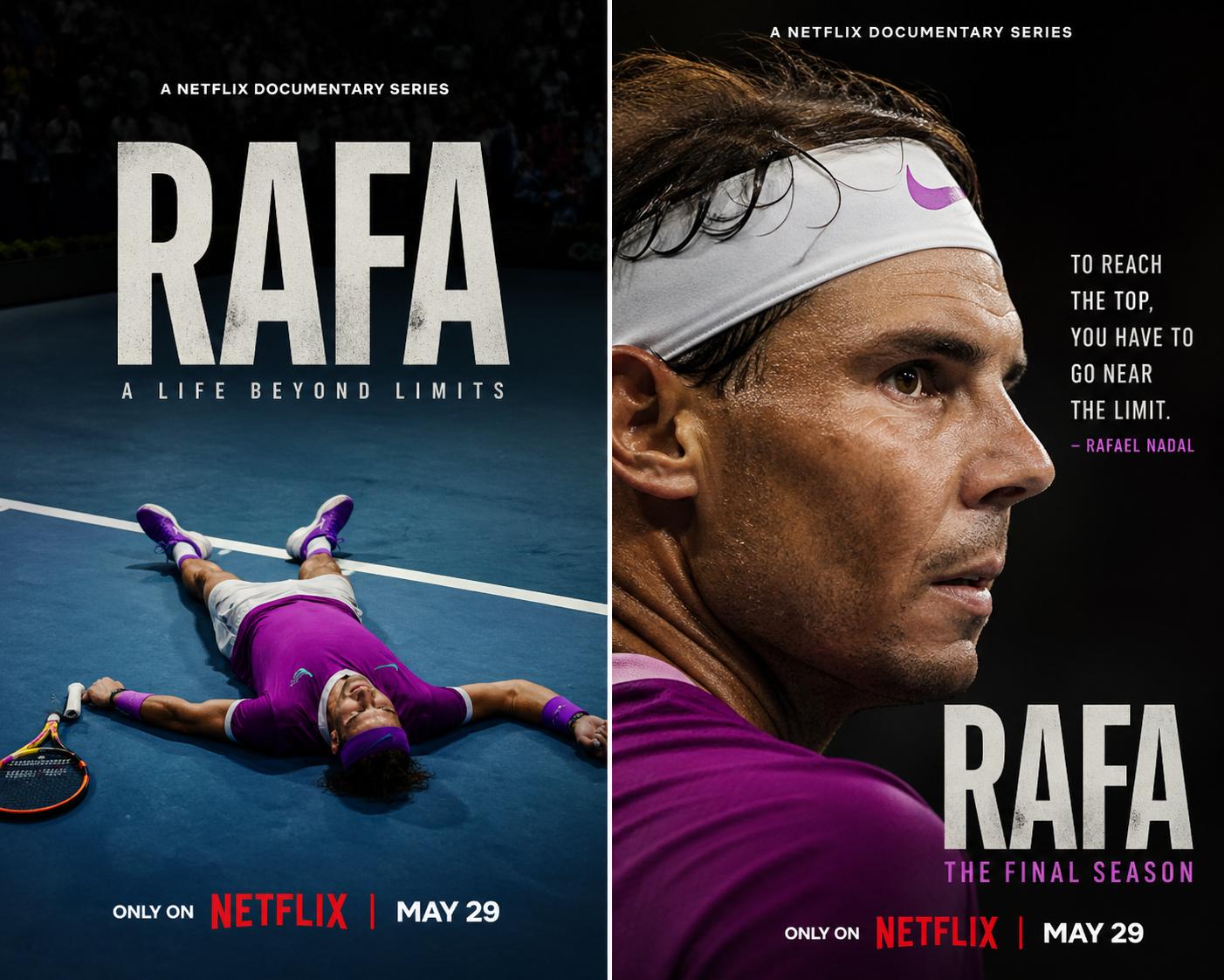 Rafael Nadal RAFA Documentary Release Date Posters and Career Story