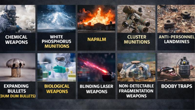 10 Weapons Banned or Restricted in Warfare Due to Humanitarian Concerns