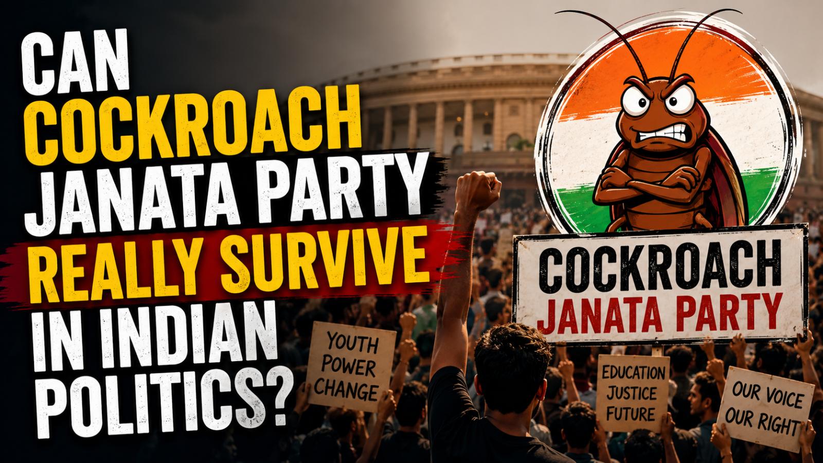 Can Cockroach Janata Party Survive in Indian Politics